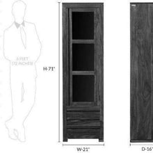 Handmade Book Case in Provincial Finishing Included Drawers (Teak Wood) - WoodenTwist