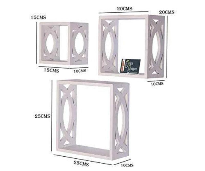 Elegant Floating Wall Shelf ( Set of 3) - WoodenTwist