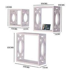 Elegant Floating Wall Shelf ( Set of 3) - WoodenTwist