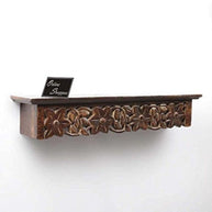 Wooden Fancy Floating Wall Bracket Book Rack - WoodenTwist