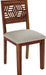 Comfort Seating Cushioned Dining Chair (Teak Finish, Set of 2) - WoodenTwist