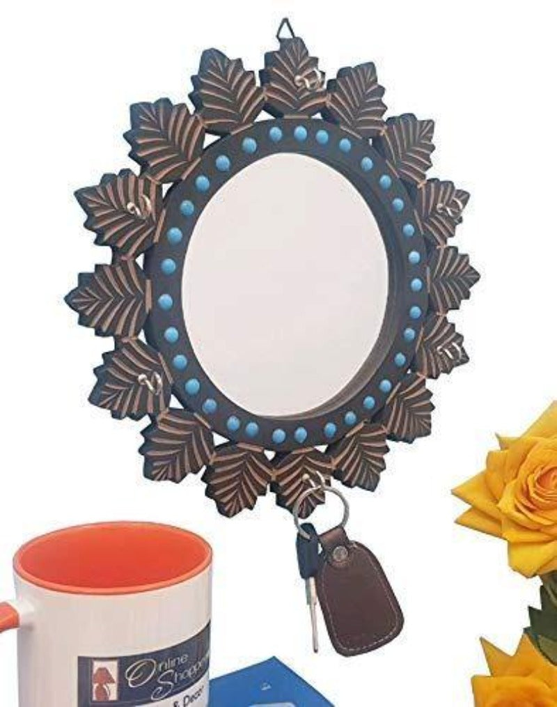 wooden decorative mirror