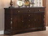 Wooden Handicraft Standard Storage Cabinet in royal look sideboard (6 Drawers + 2 Door) - WoodenTwist