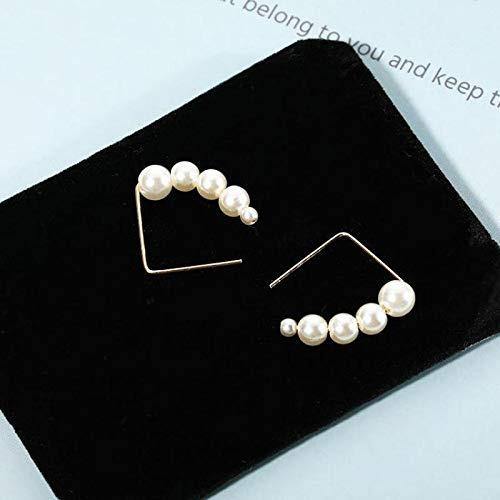 Pearl Earrings for Women and Girls (Golden) - WoodenTwist