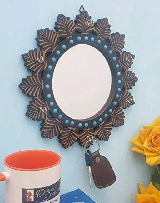 wooden decorative mirror