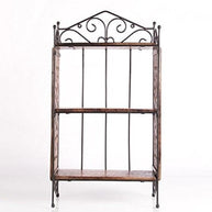 Wooden Home Decor 3 Shelf Rack Kitchen Rack - WoodenTwist