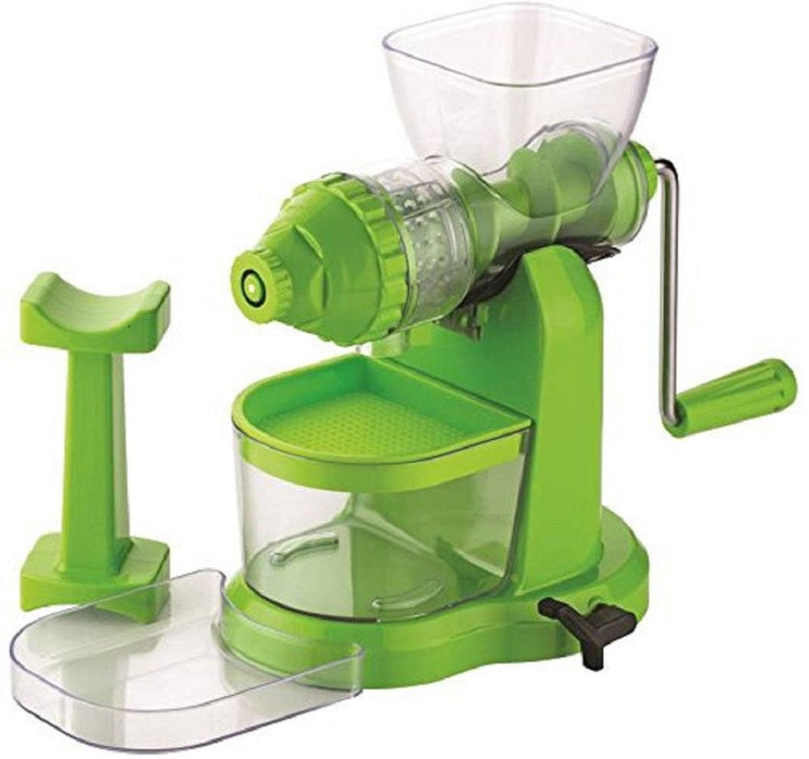 Classic Multicolor Plastic Fruits & Vegetable Juicer with Steel Handle - WoodenTwist