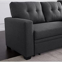 L-Shape Sectional Sleeper Sofa Cum Bed 5 Seater - WoodenTwist
