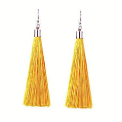 yellow earrings