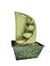 5 Steps Elegant Green Designer Water Fountain with Rotating Crystal Ball - WoodenTwist