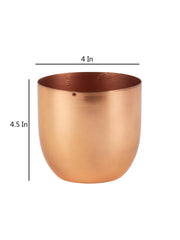 Copper Small Plating Planter (Set of 2) - WoodenTwist