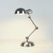 "Fergal Poulsen" Triple Adjustable lamp In Matt Pewter silver finish - WoodenTwist