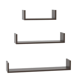 Wooden Handicraft Wall Decor Designer Wall Shelf Pack of 3 - WoodenTwist