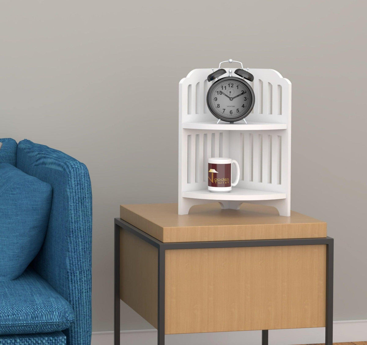 Elegante Designer Corner Shelf