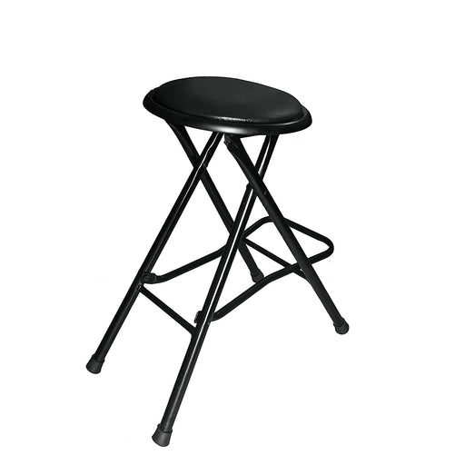 Folding Stool with Foot Rest for Home/Kitchen and Restaurant/Cafe Stool (Set of 1) - WoodenTwist