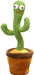 Dancing Cactus Talking Toy Wriggle Singing Recording Repeats (Green) - WoodenTwist