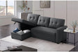 L-Shape Sectional Sleeper Sofa Cum Bed 5 Seater - WoodenTwist