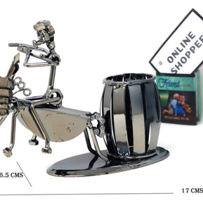 Metal Bandsman Grande Pen Pencil Holder - WoodenTwist