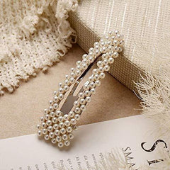 Hair Accessories Pearl Hair Clip Hair Pin Set of 2 (Hair Accessories for Women) - WoodenTwist