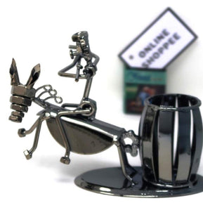 Metal Bandsman Grande Pen Pencil Holder - WoodenTwist