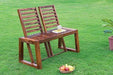 Wooden Moveable 2 Seater Patio Chairs (Sheesham Wood) - WoodenTwist