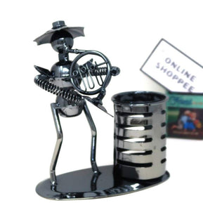 Metal Bandsman Grande Pen Pencil Holder - WoodenTwist