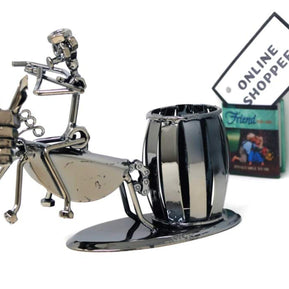 Metal Bandsman Grande Pen Pencil Holder - WoodenTwist