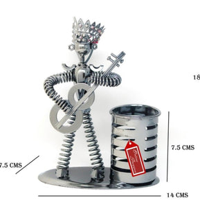 Metal Bandsman Pen Pencil Holder - WoodenTwist