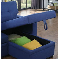 L-Shape Sectional Sleeper Sofa Cum Bed 5 Seater - WoodenTwist