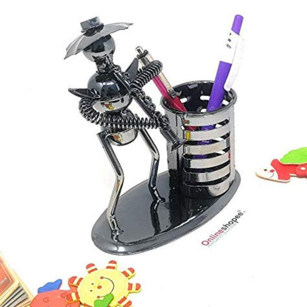 Metal Bandsman Grande Pen Pencil Holder - WoodenTwist