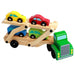 Simulation Wooden Double Decker Truck Cars Toy for Kids (Multicolor) - WoodenTwist