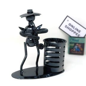 Metal Bandsman Grande Pen Pencil Holder - WoodenTwist