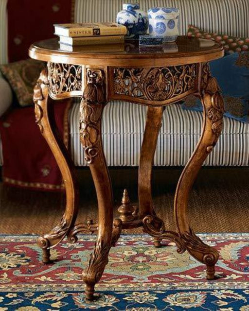 Wooden Bedside End Table (Teak Wood) - WoodenTwist