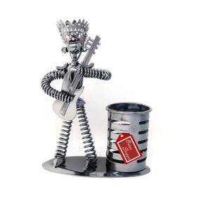 Metal Bandsman Pen Pencil Holder - WoodenTwist