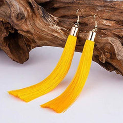 long tassel earrings