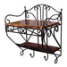 Wooden & Iron Beautiful Design Set Top Box Wall Shelf - WoodenTwist