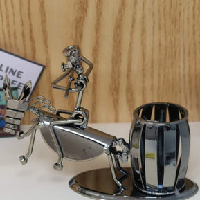 Metal Bandsman Grande Pen Pencil Holder - WoodenTwist