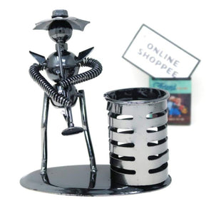 Metal Bandsman Grande Pen Pencil Holder - WoodenTwist
