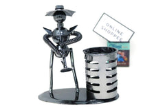 Metal Bandsman Grande Pen Pencil Holder - WoodenTwist