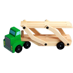 Simulation Wooden Double Decker Truck Cars Toy for Kids (Multicolor) - WoodenTwist