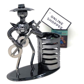 Metal Bandsman Grande Pen Pencil Holder - WoodenTwist