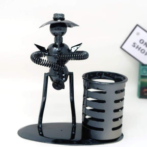Metal Bandsman Grande Pen Pencil Holder - WoodenTwist
