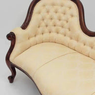 Céleste Teak Wood Chaise Lounge Settee - lifestyle setting