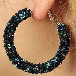 blue earrings