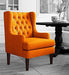 Wooden Wing Armchair Comfort for Backrest (Walnut Legs) - WoodenTwist