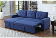 L-Shape Sectional Sleeper Sofa Cum Bed 5 Seater - WoodenTwist