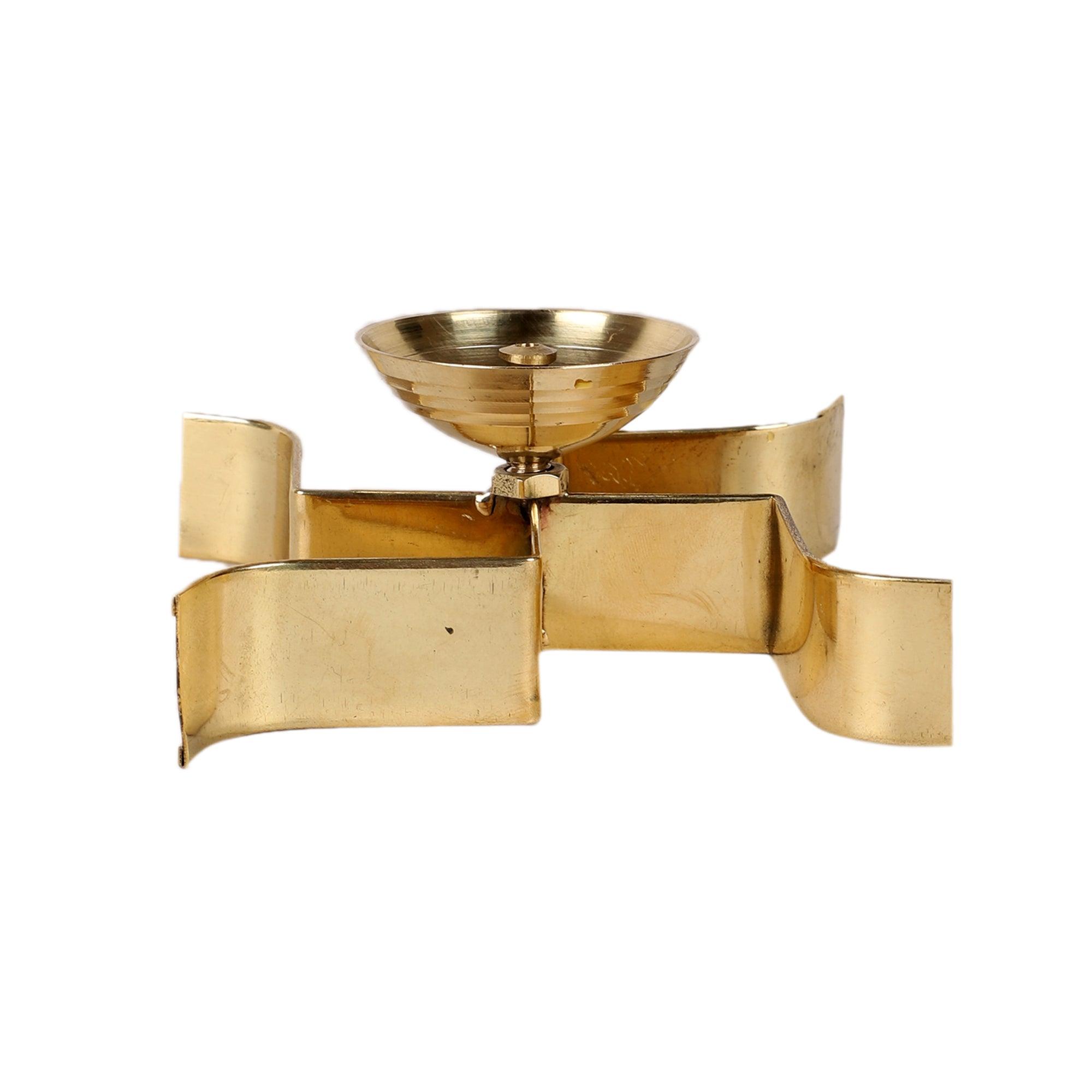 Sleeping Satiya Brass Diya (Set of 2) - WoodenTwist