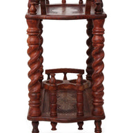 Juniper Cyprus Sheesham Wood Serving Trolley, Brown - top tier