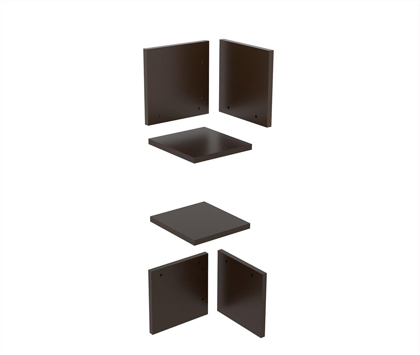 Estante Wall Mount Book Shelf Rack/Display Case - WoodenTwist