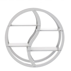 Trenton Round Floating Wall Shelf For Living Room - WoodenTwist